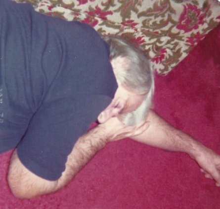 Wentz, WB 1970s Asleep on rug